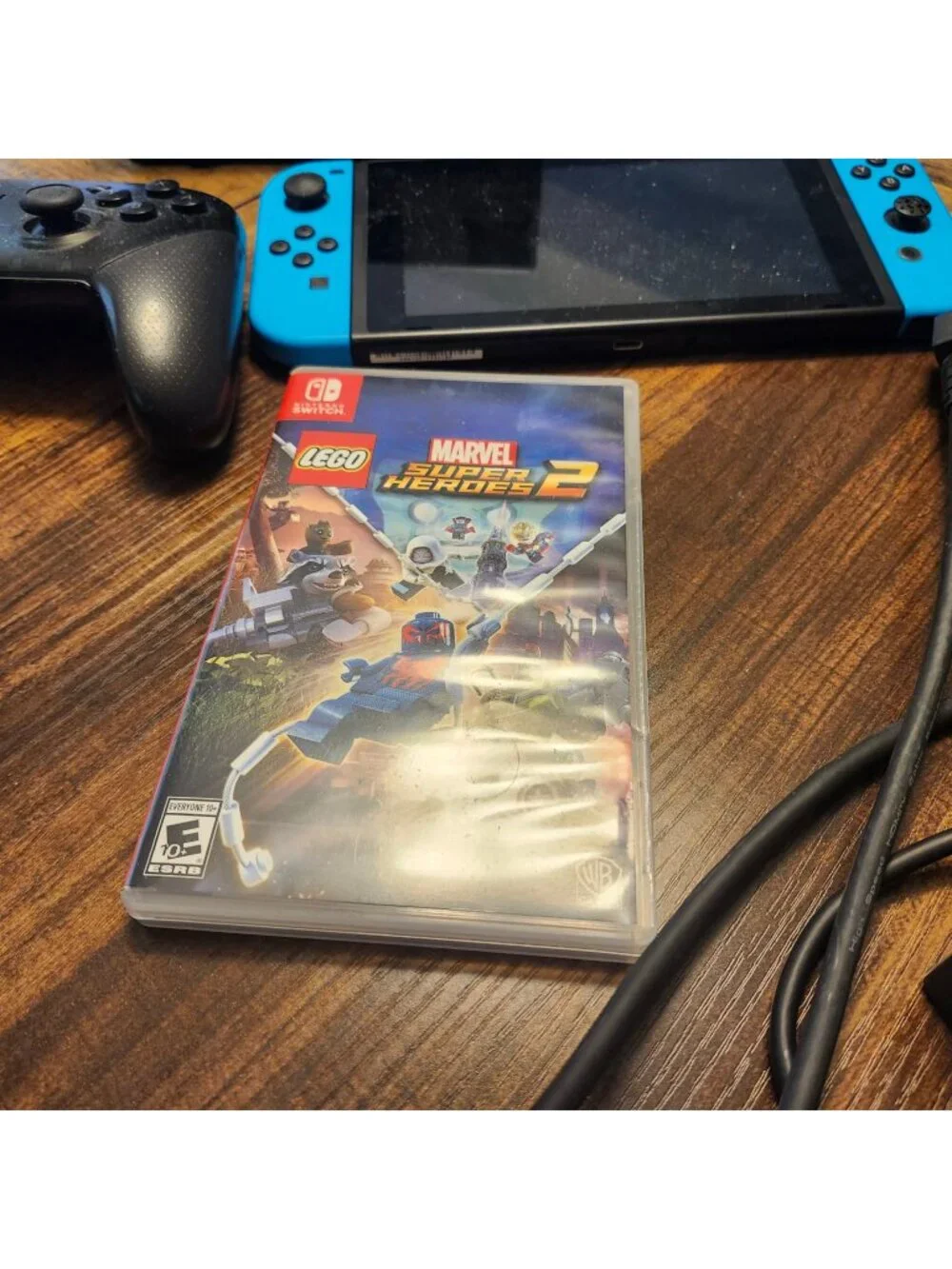 Nintendo Switch v1 Console Lego Super Hero 2 Game bundle-UNPATCHED